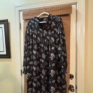 4 item bundle Lane Bryant Black and Gray Floral Blouse